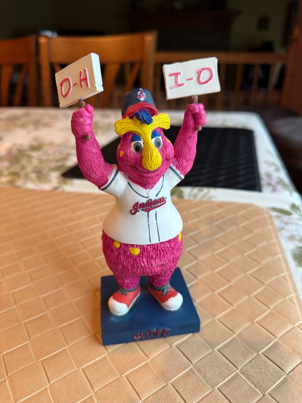 Cleveland Indians Mascot Slider O-H-I-O Figurine 2010 Collectors Edition